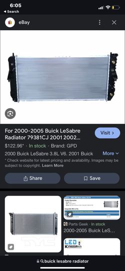 Radiator For Buick Lesabre 2005