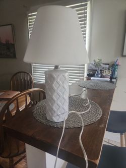White Table Lamp