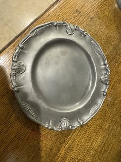 Pewter Plate