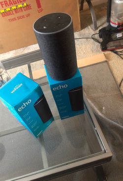2 Amazon echo 2nd generations