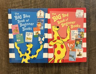 Dr. Seuss, Big Blue Book + Big Red Book of Beginner Books