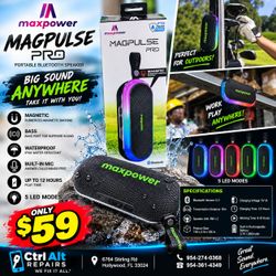 🔊 Maxpower MagPulse Pro Bluetooth Speaker – ONLY $59! 🔥