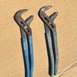 2 PAIRS USED 460 CHANNEL LOCKS