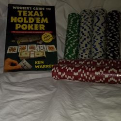 Clay Poker Chips,Texas Hold Em Poker Book 