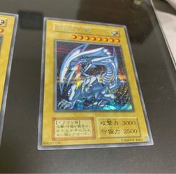 Yu Gi Oh Cards | Blue Eyes White Dragon | Secret Rare 25th Anniversary
