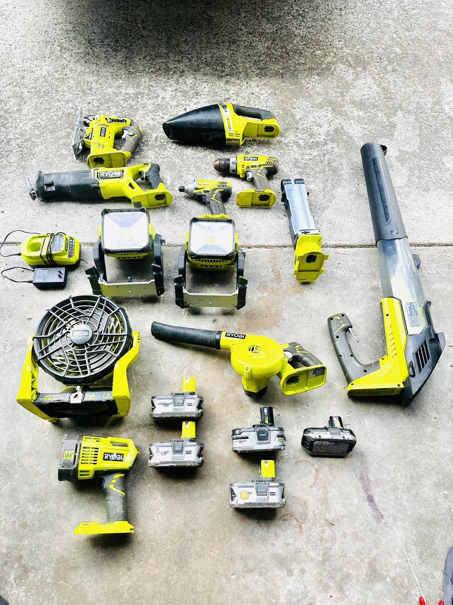 Ryobi 18v Power Tools 20 Pieces