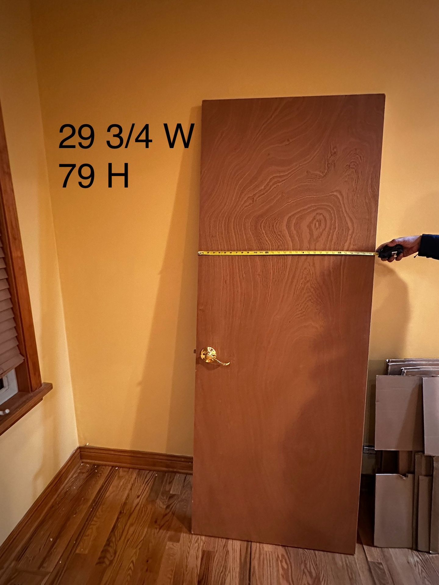 Solid Hardwood Door FREE