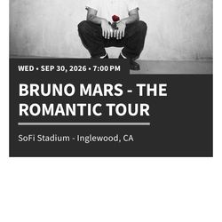 Bruno mars tickets