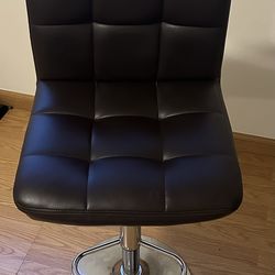 Brown leather chair