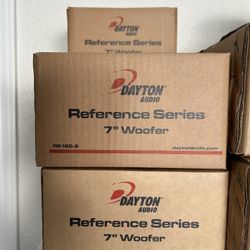 Dayton Audio 7 Inches Subwoofer Speaker Brand New In Box Have 8 Pieces Jbl Bose Klipsch 