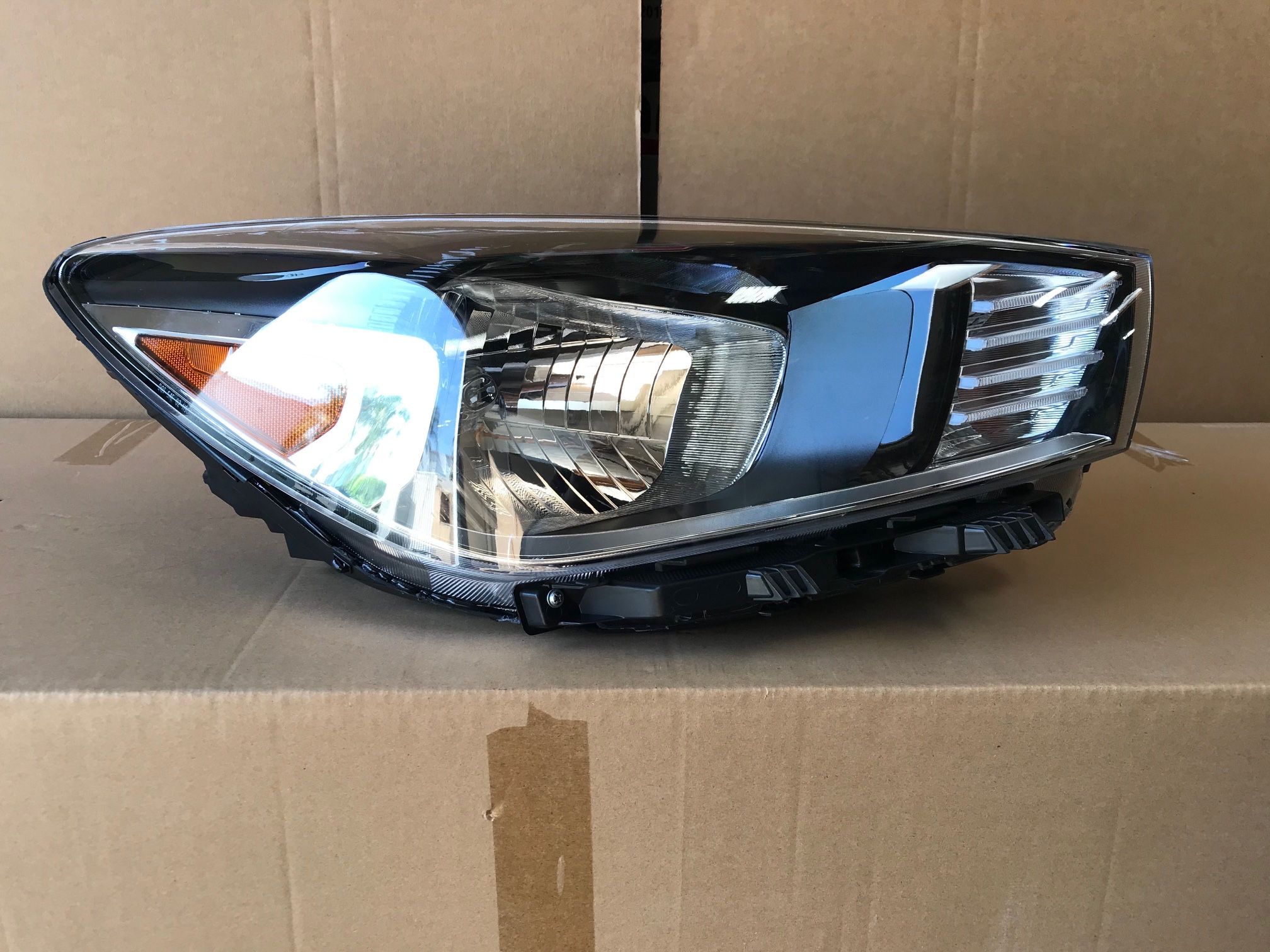 For 2018 2019 2020 Kia Rio Replacement Headlight Driver Passenger Halogen