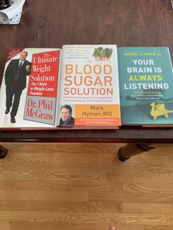 Health Books Dr Phill, Mark Hyman, Daniel G Amen