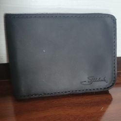 Saddleback Black Leather Bifold Wallet Minimal 