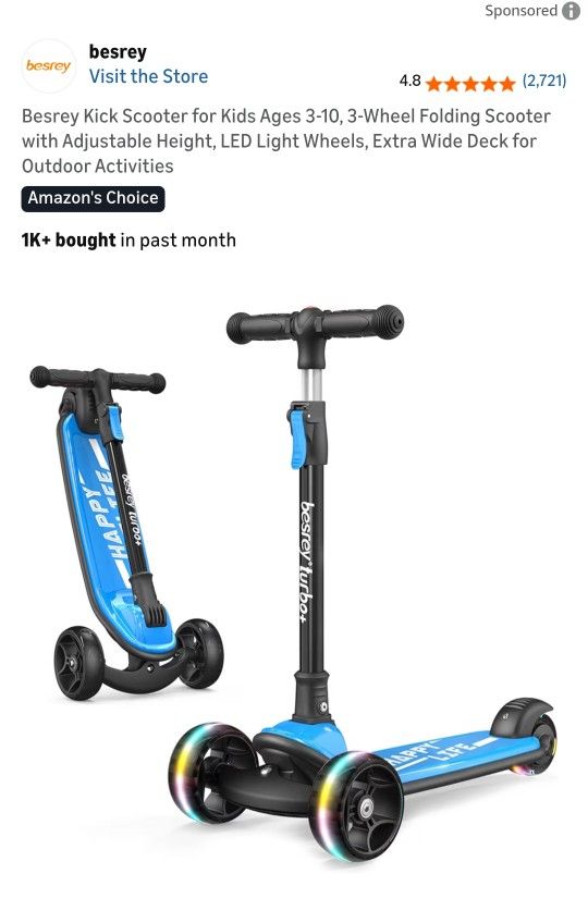 Kick Scooter Brand New In Box