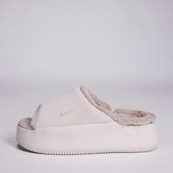 Nike Fur-Lined Platform Slides