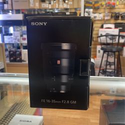 Sony FE 16-35mm F2.8 GM