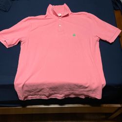 Brooks Brothers Polo Shirt Pink Medium M