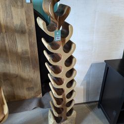 Suar Wood Wine Bottle Holder