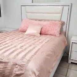 JUEGO DE CUARTO BLANCO QUEEN 