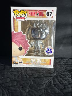 Funko Pop! Animation Fairy Tail Natsu #67 Silver Chrome