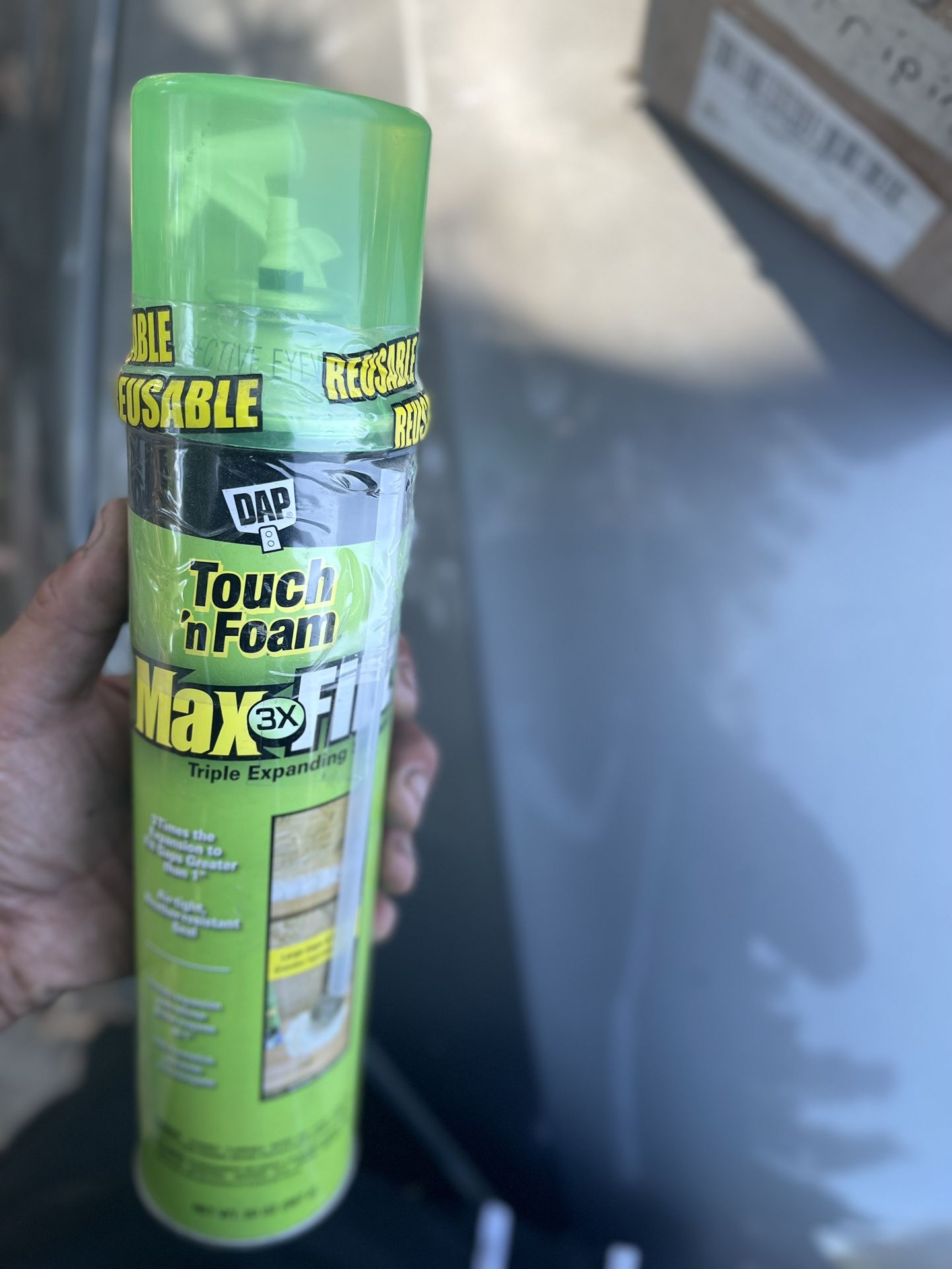 3 Tall Cans Of Dap Touch In Foam