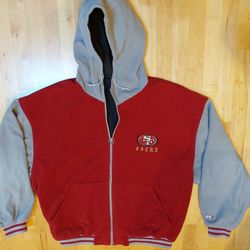 SF 49ers Jacket/Coat, Mens XL,  Reversible