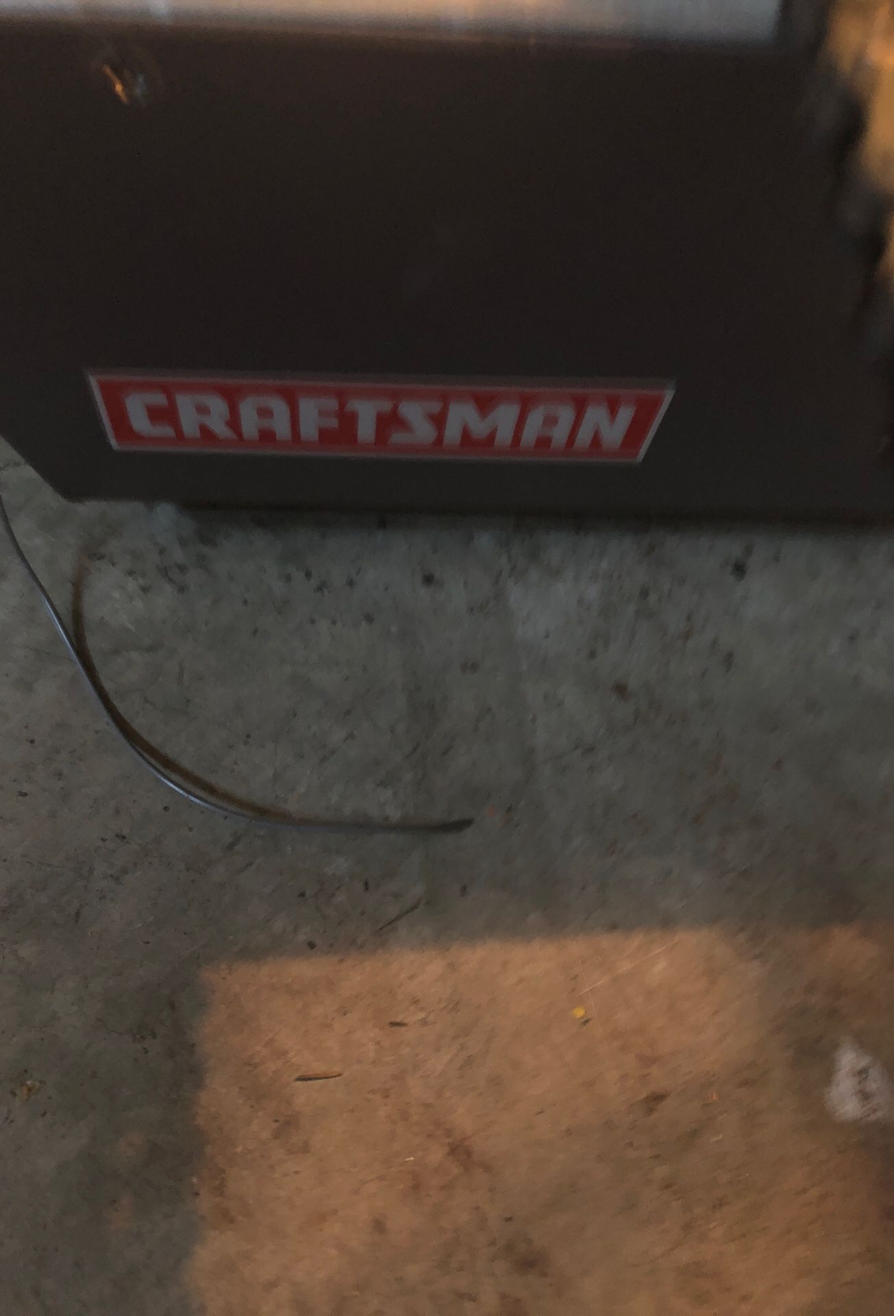 Craftsman garage door opener w/ 1 remote