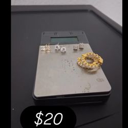 Silver Earrings For Men And Women 