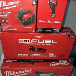 Milwaukee Tools All Brand New 
