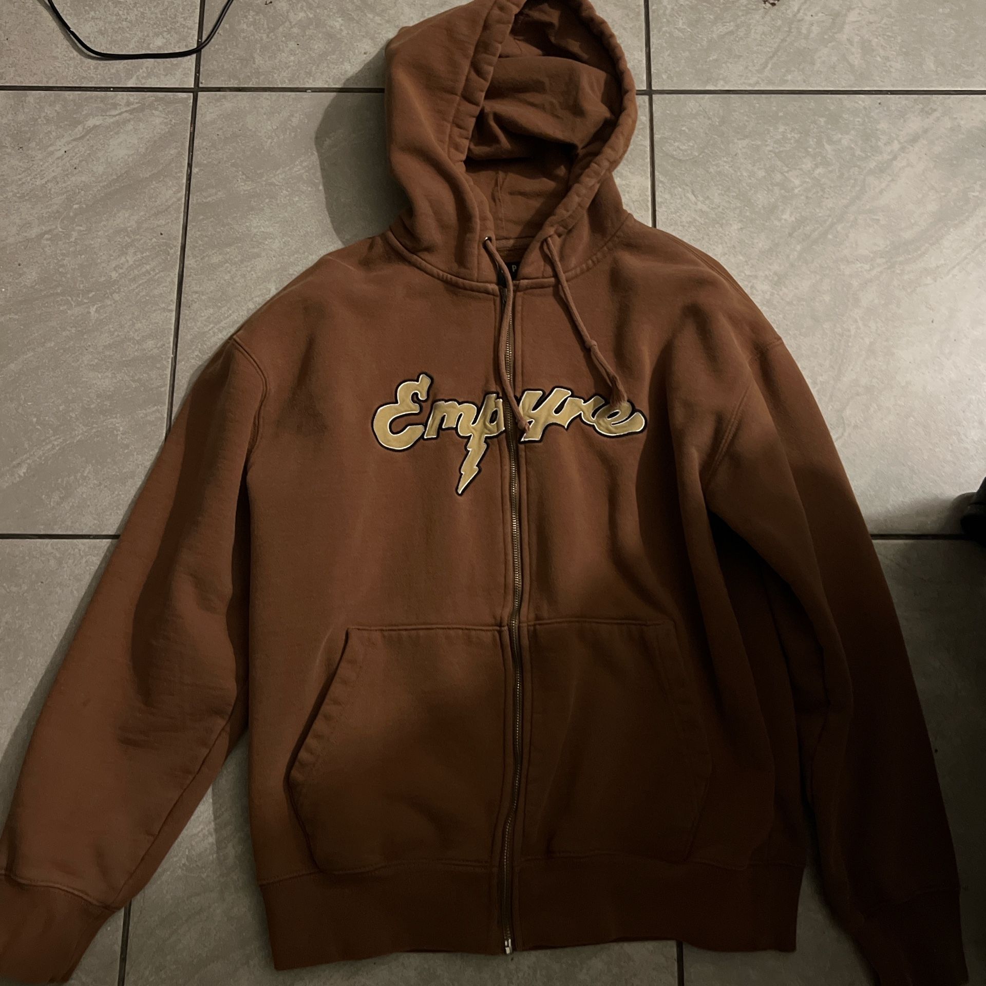 Brown Empyre zip up