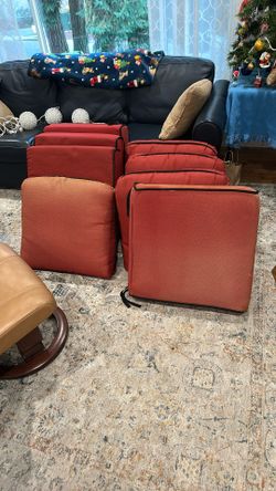 Patio Cushions.  4 Chair Sets. 