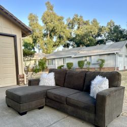 Brown Reversible Chaise Sectional | Ashley Furniture – FREE Delivery