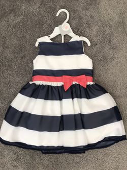 Carter's navy and white dress 24months