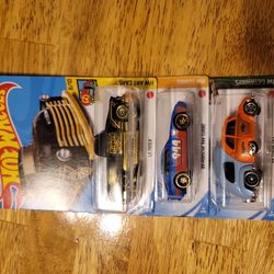 Set Of 3 Hotwheels New