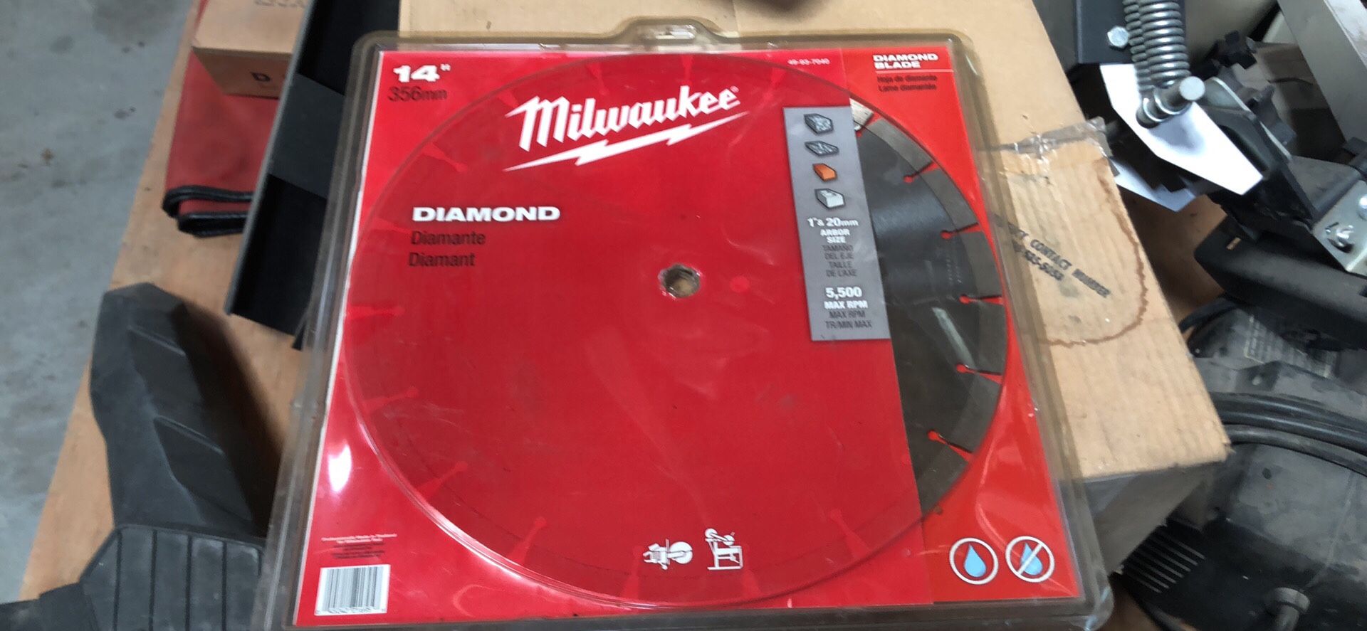 Milwaukee Diamond Blade 14”