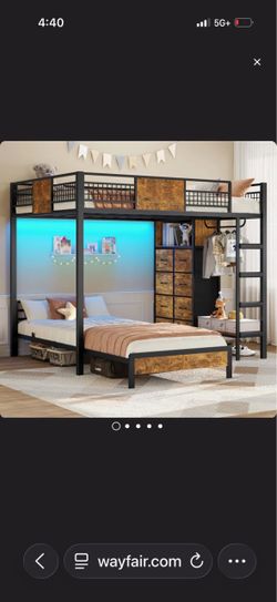 Full over bunk bed