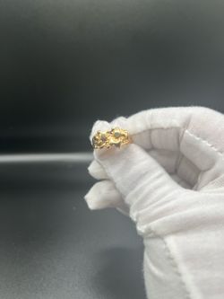 14KT NUGGET RING SIZE 9