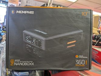 Memphis Audio NANO110P 10" Nanoboxx Under Seat Powered Bass System. 
