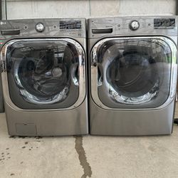 LG Mega Capacity Washer And Electric Dryer  