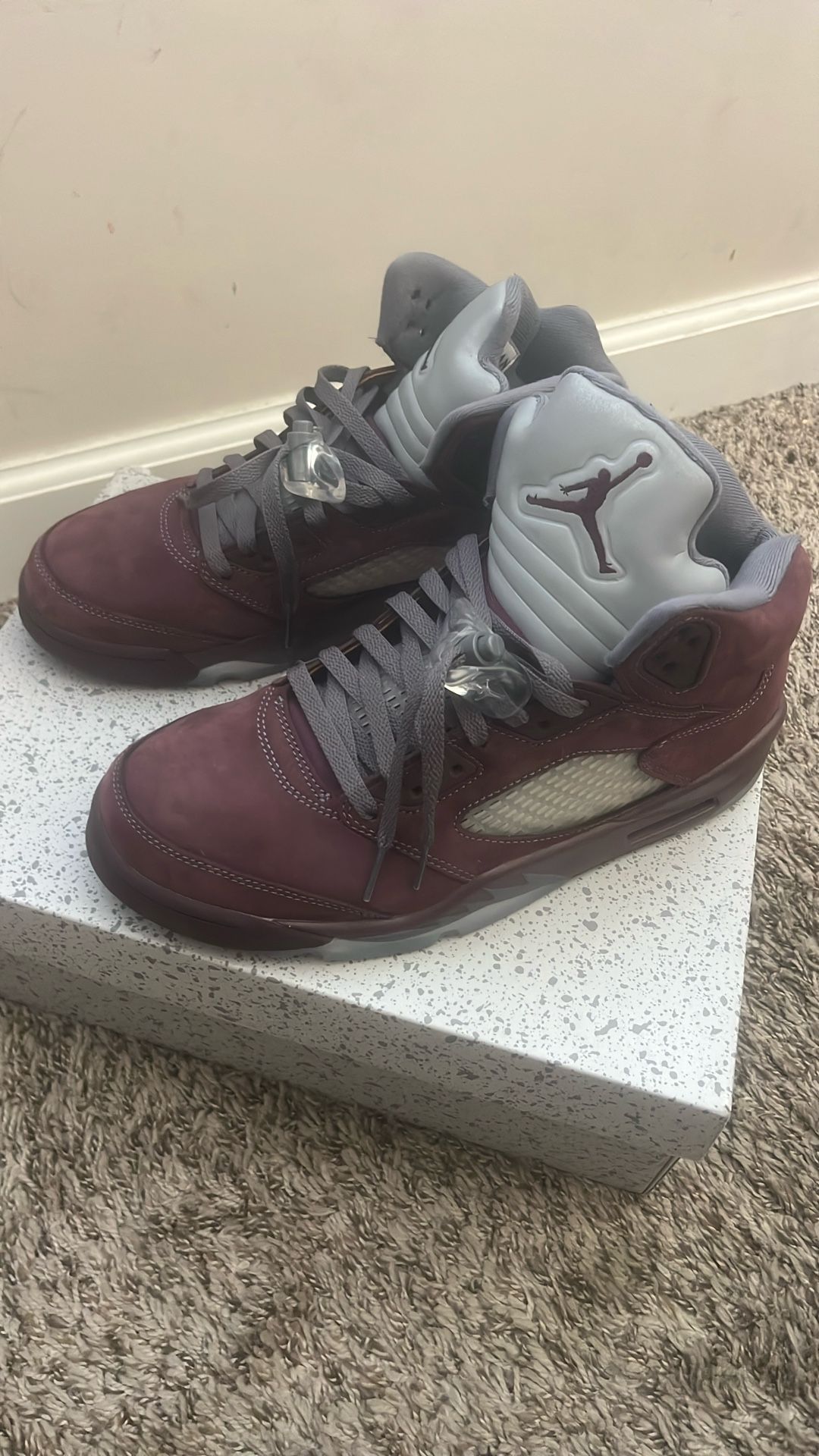 Jordan Burgundy 5s