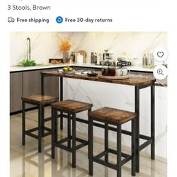 Counter Height Dining Table Set for 3-NEW/NUEVO