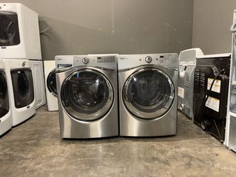 WHIRLPOOL XL CAPACITY WASHER DRYER ELECTRIC SET FREE DELIVERY