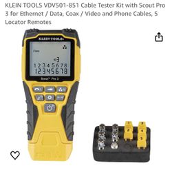 klein tools vdv scout pro 2 tester kit