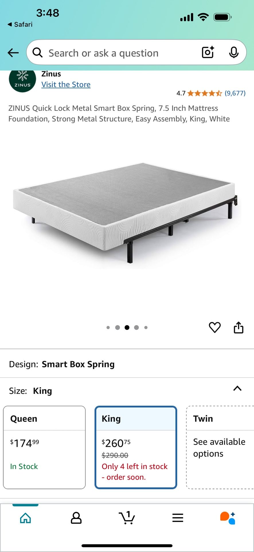 King Size Box spring