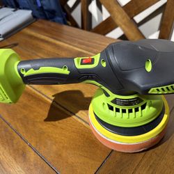 Cordless Orbital Polisher 21V w/ 2 Batteries + Full Detailing Kit