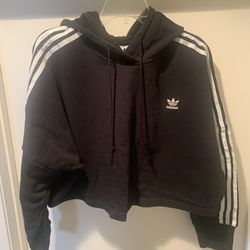 New Women’s Adidas Cropped Hoodie