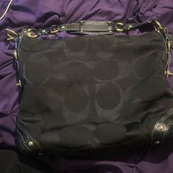 Coach Carly Signature Hobo Shoulder Handbag