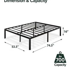 Metal Platform Bed (full Size)