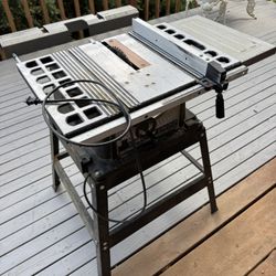 10” Table Saw With Stand