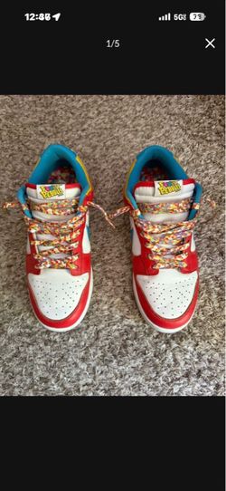 Fruity Pebbles Dunk Size 8.5 Mens